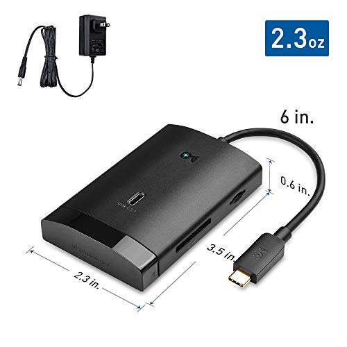 Cable Matters 10Gbps Usb C Multiport Adapter (Usb C Hub) With Usb-A, Usb-C, Microsd And Uhs-Ii Sd Card Reader, 2.5 3.5 Inch Sata Hard Drive Reader -Thunderbolt 4 / Usb4 / Thunderbolt 3 Port Compatible #TOP1