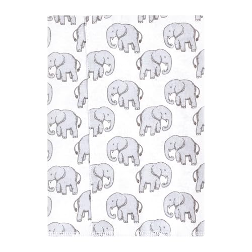 Image of Hudson Baby Unisex Baby Flannel Burp Cloth 7pk, Neutral Safari, One Size