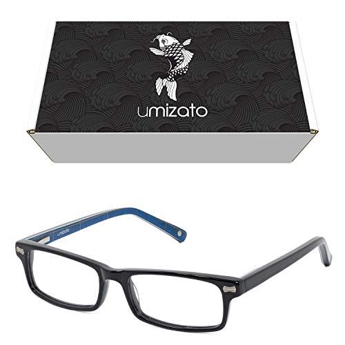 Umizato Blue Light Glasses for Kids - Hypoallergenic Eco-Friendly Computer Glasses for Kids, Girls Boys Ages 6-12, Glasses for Computer Eye Strain Kids, Screen Glasses for Kids (SURFLINER in Ink)