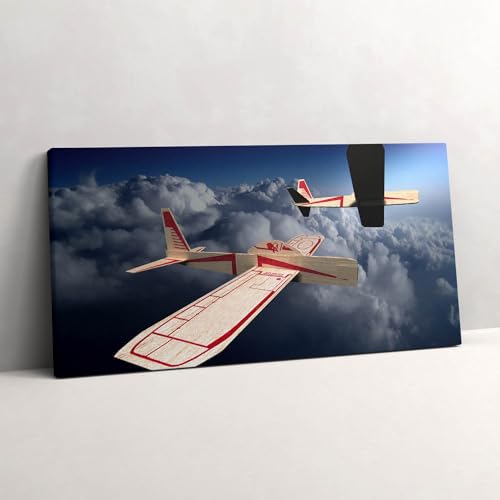 Tableau photo sur toile de planeurs dans le ciel finition premium