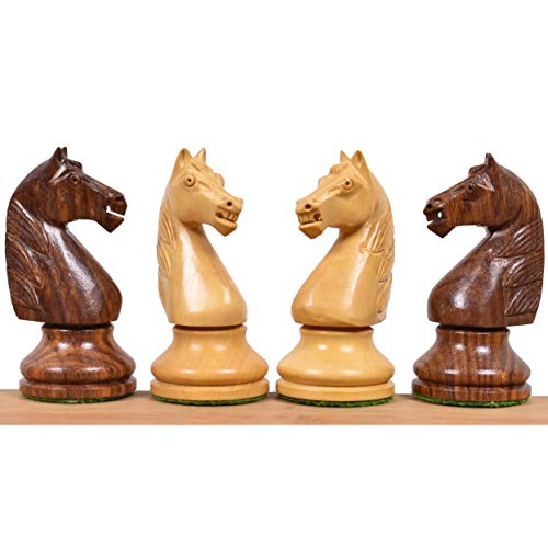 Jeu d'échecs Staunton d'exception en palissandre doré cadeau idéal - 6