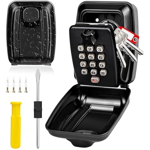 KTUEOV 12 Digit Combination Key Safe Cover