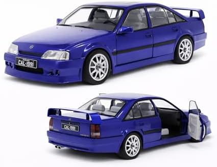 Miniatura de carro Chevrolet Omega Cd 1991, Azul, 1/24, 24 Cm, Abertura de portas laterais, em metal, California Classics