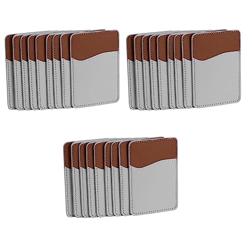 Porte-cartes en cuir PU sublimation de téléphone portable vierge à coller sur Android