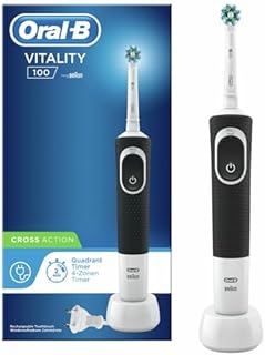 Oral-B - Vitality 100 CrossAction Black - Elektryczna szczoteczka do zębów - 1 sztuk