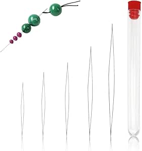 Lot De 10 Aiguilles à Perles Beadalon Wildfire Taille 13 - Pour Perles Dures Et Création De Bijoux