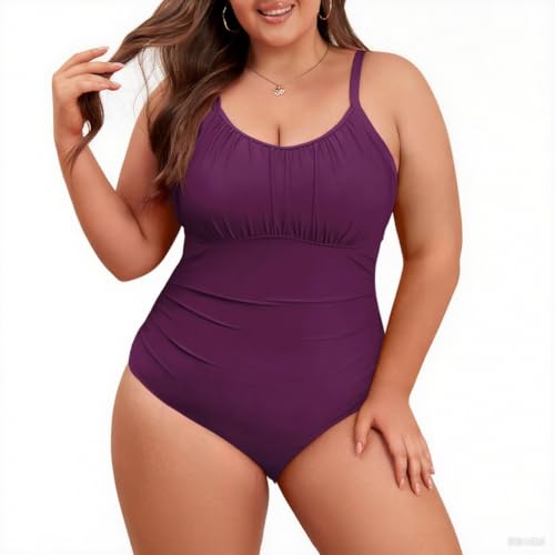 Maillot de bain une pièce grande taille avec effet ventre plat et maintien poitrine