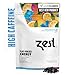 Zest Tea Premium Energy Hot Tea, High Caffeine Blend Natural & Healthy Traditional Black Coffee Substitute, Perfect for Keto, 150 mg Caffeine per Serving, Blue Lady Black Tea, 4 Oz Loose Leaf