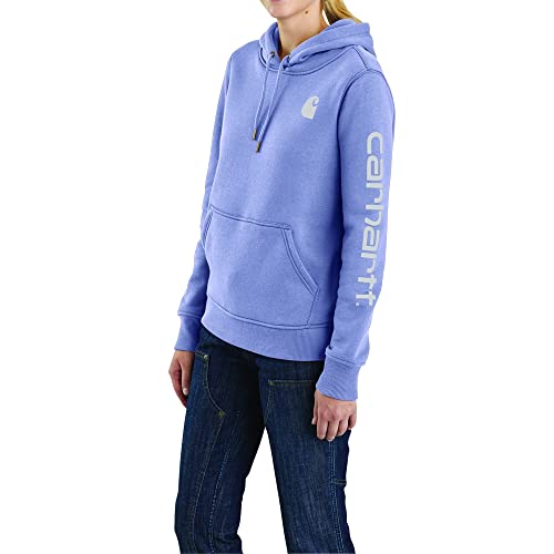 Carhartt Women's Relaxed Fit Midweight Logo Sleeve Graphic Sweatshirt