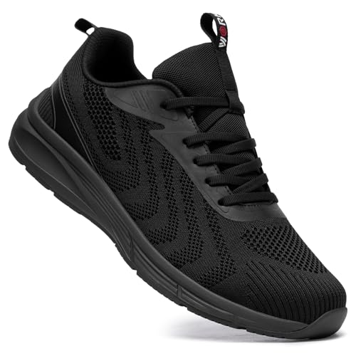 LARNMERN Kochschuhe rutschfeste Herren Atmungsaktiv Küche Schuhe Herren küchen Non-Slip Sportschuhe Küchenschuhe Koch Schuhe Männer Kellner Ohne-Stahlkappe,Schwarz 46 EU