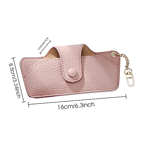 Bolsa para Óculos | Bolsa portátil para sol | Capa para couro camada superior, fina, portátil, estoj