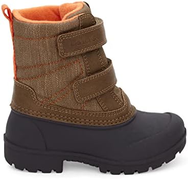 carter's Boy's Deltha Cold Weather Boot, Brown, 12 Little Kid | Image 1