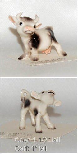 Spotted Cow and Calf, Set of 2: Cow - 00210 and Calf - 00211