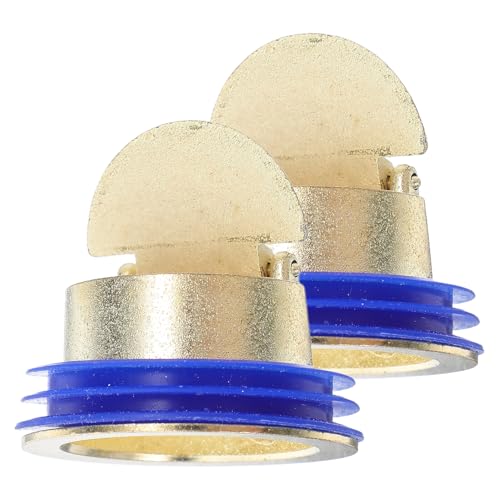 HEALLILY 2 tapones de drenaje de ducha de color cobre con válvula de remanso, inserto de drenaje de suelo antiolor para baño, cocina, bloqueador de trampa de agua anticorrosión con filtración mejorada