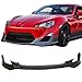 Front Bumper Lip Compatible with 2013-2016 Scion FRS, Five Design Style Black PU Front Lip Finisher Under Chin Spoiler Add On by IKON MOTORSPORTS, 2014 2015