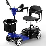 [2025 Upgrade] Aolebor 30 Miles 4 Wheel Mobility Scooter for Seniors & Adults, 350W...