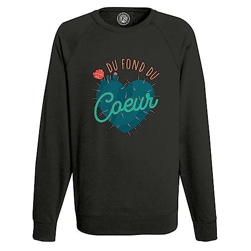 Sweat shirt Cactus homme du fond du cœur, le cadeau de jardinage parfait