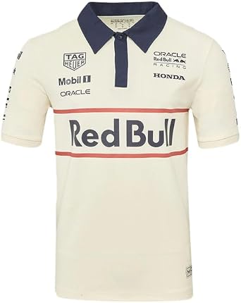 Castore Red Bull Racing F1 Heritage Team Polo Shirt XL White