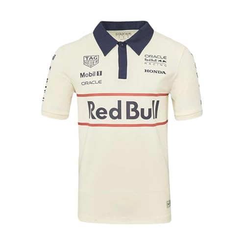 Castore Red Bull Racing F1 Heritage Team Polo Shirt (L) White