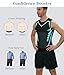 XINGCOOL Compression Shirt Men Slimming Body Shaper Vest Crewneck Workout Shirts Tummy Control Undershirts Black