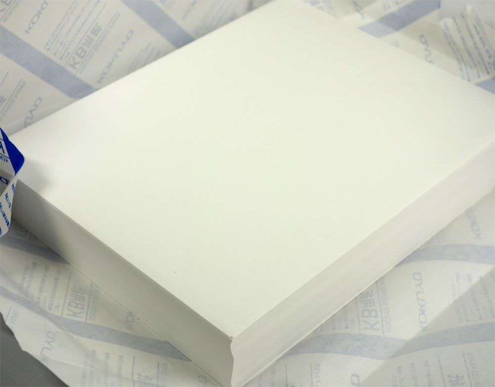 Kokuyo Carta per stampante, 5 risme formato lettera US (21,6 x 27,9 cm), carta KB, spessore carta per fotocopie, 0,09 mm, 64 g/m², 80 luminosi (ISO), 2500 (500 x 5) fogli, certificato FSC,