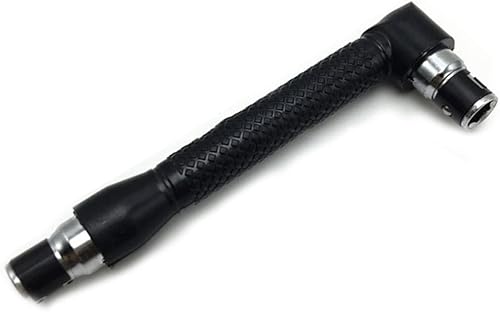 Miniatura 6 de Angoily Enchufe de doble cabeza 3 unids mango adaptador derecho de doble cabeza en forma de L Destornillador de extensión hexagonal Grado Llave de