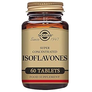Solgar Super Concentrated Isoflavones Tablets – High Concentration – Contains Isoflavone Extract From Soy Germ – Food Supplement – Vegan, Vegetarian, Kosher – Pack of 60