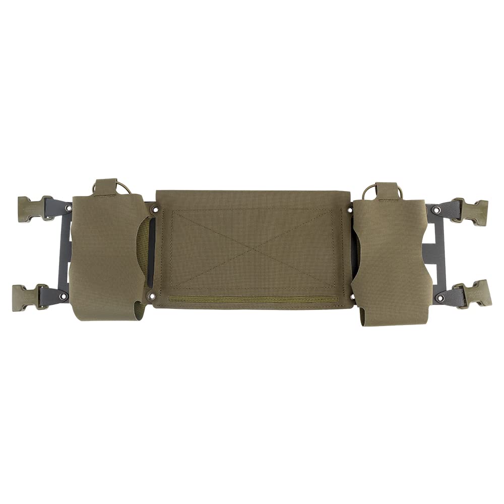 Tactical Chest Rig Rapid Expansion MOLLE Loading Mounting Plate Radio MAG Pouch Expander Wing