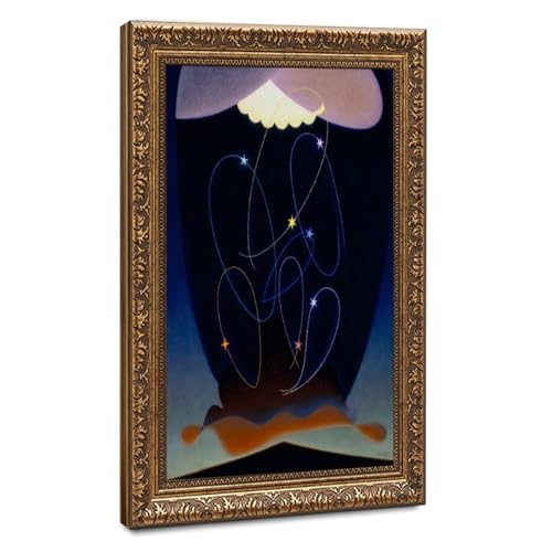 Art abstrait spirituelle Orbits par Agnes Pelton pour salon moderne