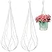 Annlpoy Pack of 2 Cotton Rope for makramee blumenampel hängend innen hängetopf für pflanzen hanging planters for indoor plants,für Garten, Wohnzimmer, Balkon und Fenster, Boho Deko Wanddekoration,55cm