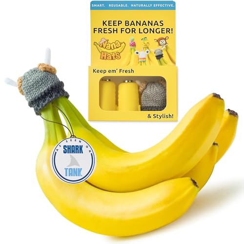 NANA HATS Banana Freshness Preserver, Keep Bananas Fresh Longer, Ideal