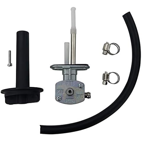 M MATI Fuel Cock Petcock Assy & Lever for Yamaha ATV Grizzly 350 660 Bruin 350 YFM350 YFM660 5KM-24500-10-00 Cover