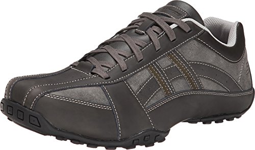 Skechers Men's Citywalk Malton Oxford Sneaker,Charcoal,9 M US