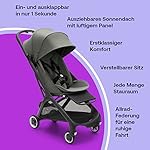 Bugaboo Butterfly ultrakompakter Reise-Kinderwagen, klein & leicht, einhändig faltbar und einfach zu lenken, ergonomischer City-Kinderwagen für Babys ab 6 Monaten, mit viel Stauraum, Forest Green