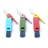 3-in-1 Cup Lid Cleaning Brush Set – Multifunctional and Portable Cup Lid Brush Cleaner and Bottle Brush Cleaner for Baby Bottle Gap Tight Spaces, and Crevice Cleaner with Flower Design (3 PCS)