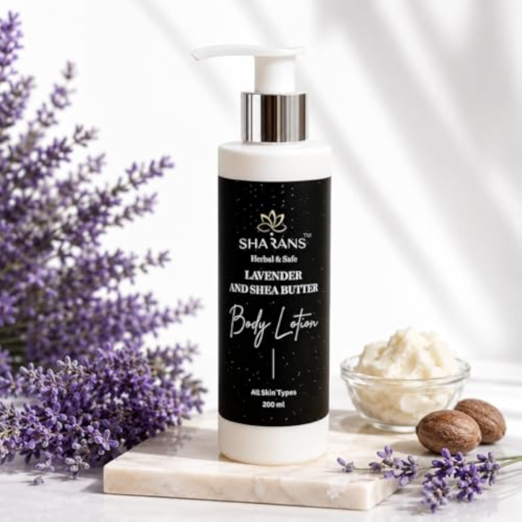 Lavender & Shea Butter Body Lotion, 200 ml