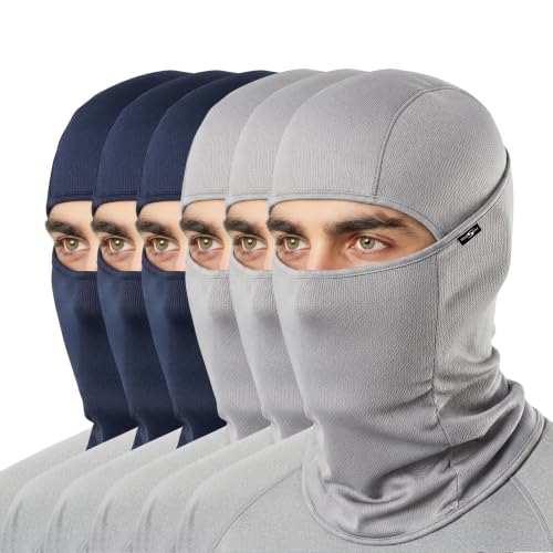 Image of Kingsway Balaclava Face Mask for Bikers - UPF 50+ UV & Dust Protection | Full Face Mask for Men & Women | Premium Riceknit Helmet Liner