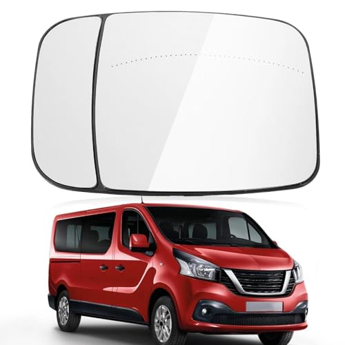 Glace rétroviseur gauche pour Trafic et Vivaro B 2014-2019