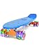 M Merkapa 22" Complete Skateboard with Colorful LED Light Up Wheels for Kids, Boys, Girls, Youths, Beginners(Blue)