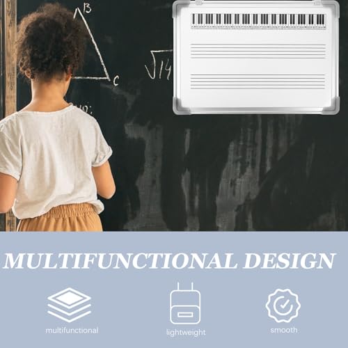 Tableau effaçable double face à surface lisse en aluminium FUOYLOO - 5