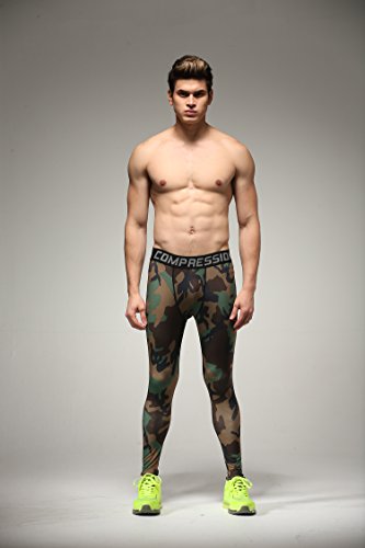 Men's Workout Compression Tights Training Thermal Base Layer Pants Fitness Gym Running Sport Performance Leggings S M L XL - Image 5