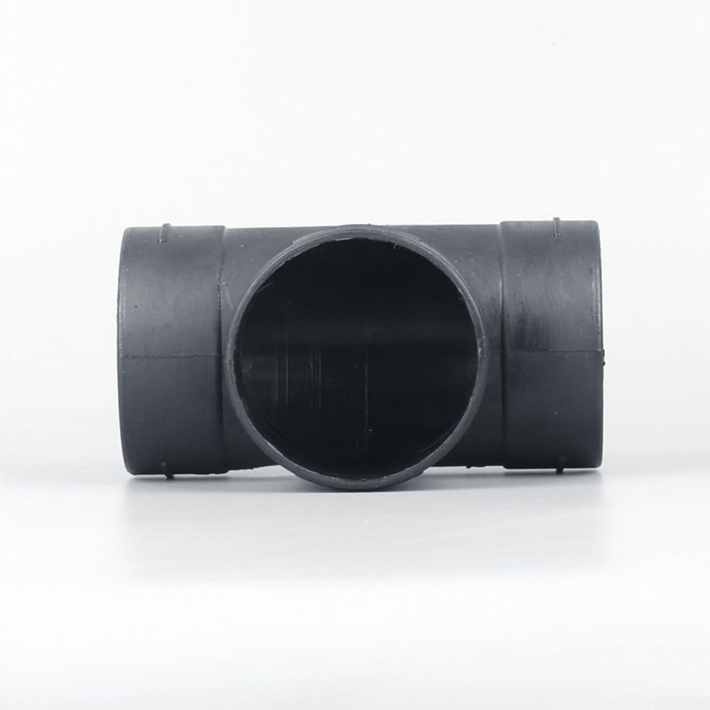 80 mm Kunststoff-T-Stück-Auslassverbinder für Dieselheizungen mit Warmluftverteilung, geeignet für Webasto-Systeme und effiziente Luftstromregelung
