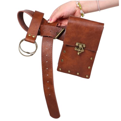 1set Renaissance Belt for Medieval Cosplay Embossed Holder Accessory for Theatrical and Historical Events4