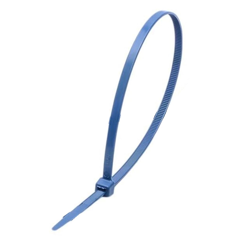 Lklncxc One Color Cable Ties Metal Detectable Cable Tie Ties Zip 200X 3.6Mm