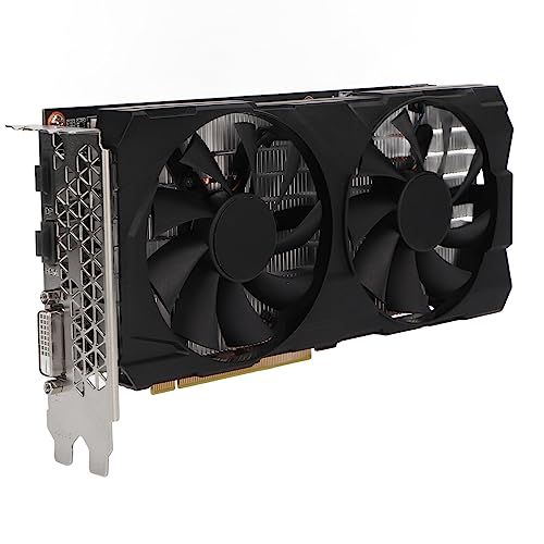 Gonetre Carte Graphique de Jeu GTX 1660super 6GB GDDR6 192bit Prise en Charge 1080p DVI DP HD Carte Graphique D'interface Multimédia avec Deux Ventilateurs