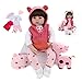 SYP Muñecas Bebes Reborn 48 cm 18 Pulgadas Reborn Toddler Reborn Silicona Realista Lindo de la Muñeco Juguetes Reborn Baby Doll Hecho a Mano Bebé Recién Nacido Niño Niña Juguete Reborn Dolls