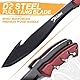 JASON Machete Survival Großes Outdoor Messer Feststehend mit Holzgriff Bushmesser Jagdmesser mit PU Scheide Großes Bushcraft Messer für Outdoor Aktivitäten