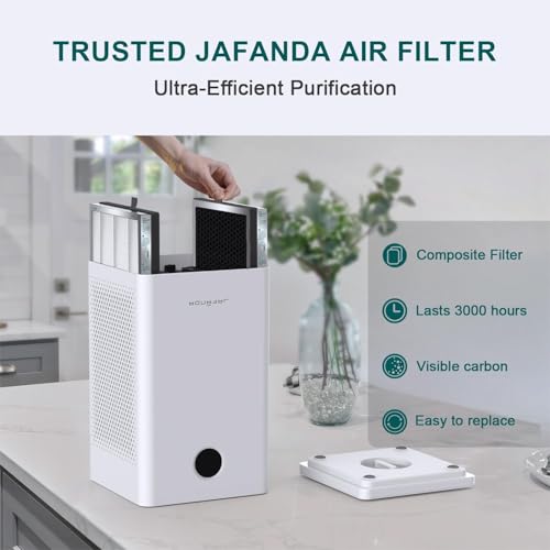 Image of Jafanda JF260S /JF260 Air Purifier 2x Filter Replacement, True HEPA with 300g Activated Carbon Air Filter