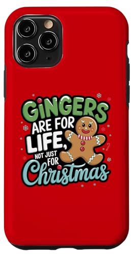 Gingers Are For Life Not Just For Christmas Funny Cute Xmas Coque pour iPhone 11 Pro