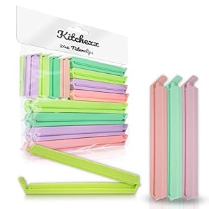 Sluitclips [set van 24] hoogwaardige zakclips houd...